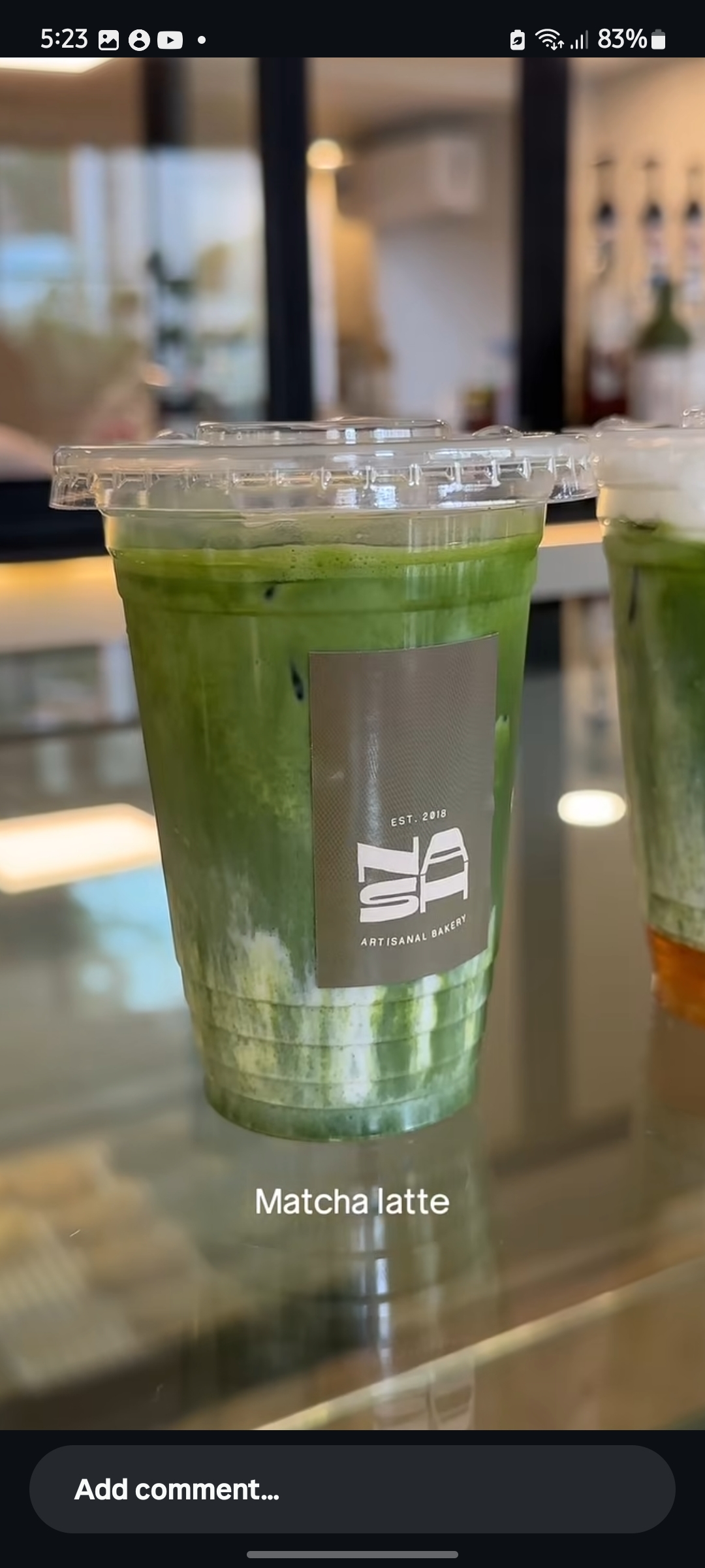 Seasonal matcha creation at NASH